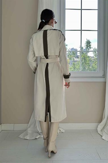 Garnished Trench Coat