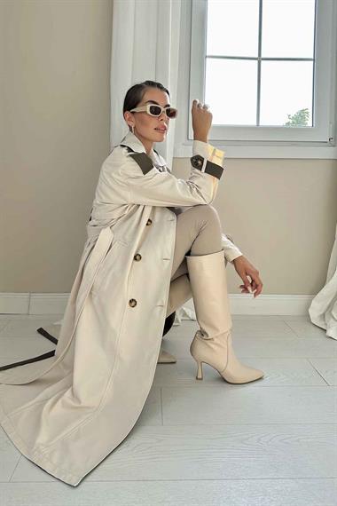 Garnished Trench Coat