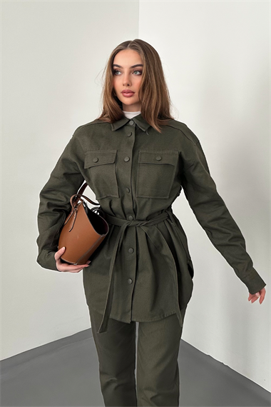 Haki Gabardin Takım