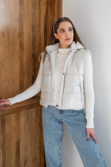 Hooded Puffer Vest