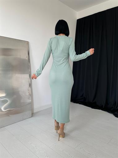 Mint Kaşkorse Elbise