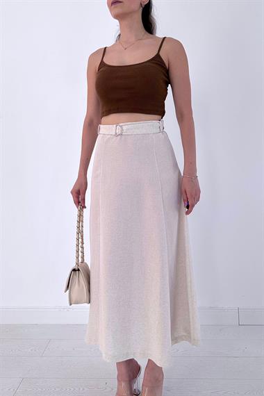Astarlı Kemer Detaylı Etek