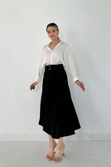 Astarlı Kemer Detaylı Etek