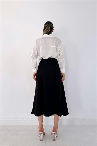 Astarlı Kemer Detaylı Etek