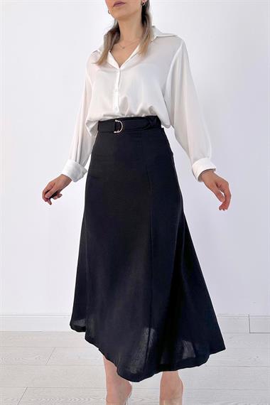 Astarlı Kemer Detaylı Etek