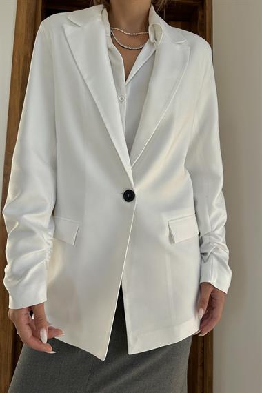 Atlas Jacket with Gathered Sleeves