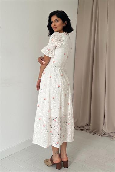 Pudra Kolu Gipeli Brode Elbise