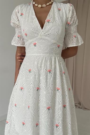 Pudra Kolu Gipeli Brode Elbise