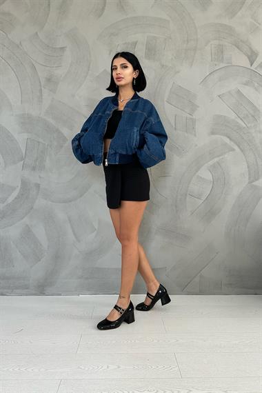 Denim Bomber Jacket