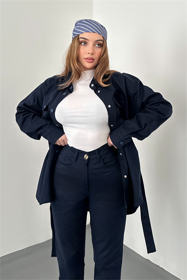 Lacivert Gabardin Takım