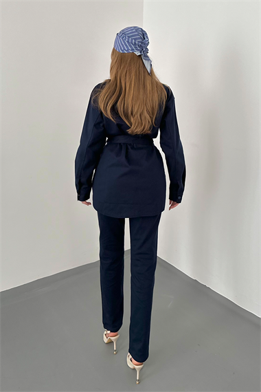 Lacivert Gabardin Takım