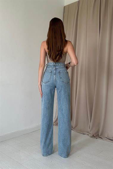 Lazerli Jeans Pantolon