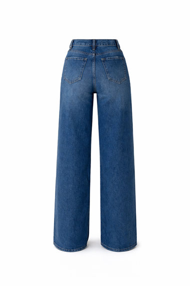 Palazzo Laser Jeans Trousers