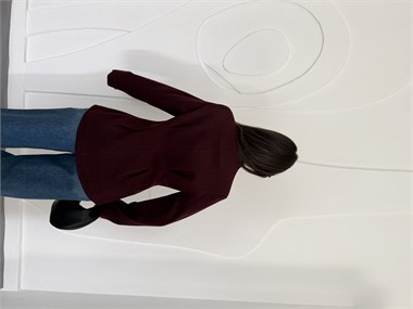 Mürdüm Pileli Ceket