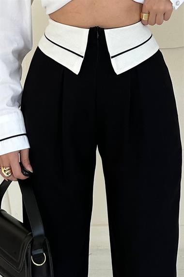 Önü Garnili Pantolon