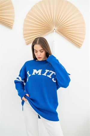 Saks Önü Yazılı Kazak