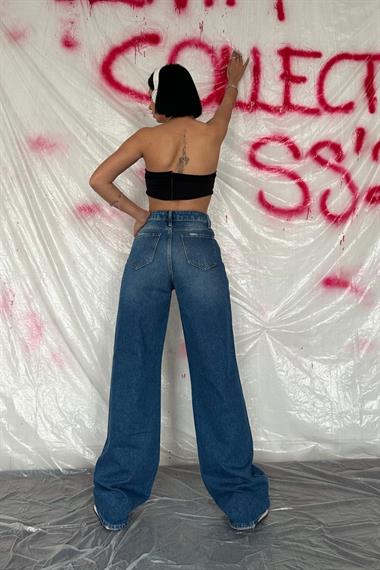 Palazzo Lazerli Jeans Pantolon