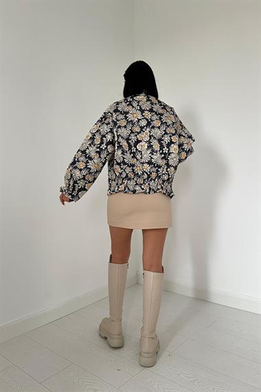 Siyah Papatya Desen Mont