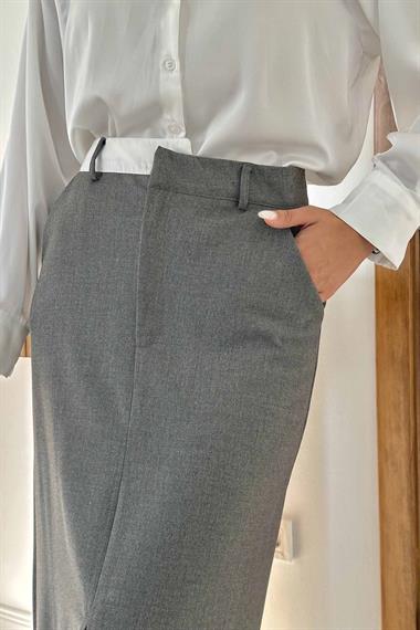 Patı Garnili Poliviskon Etek