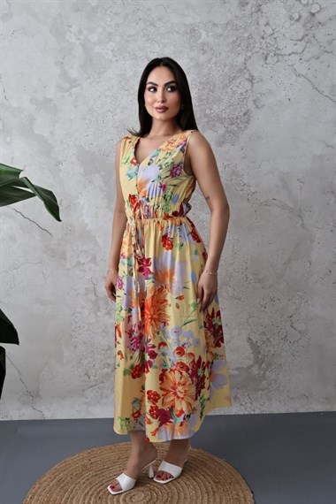 Floral Patterned Summer Dress