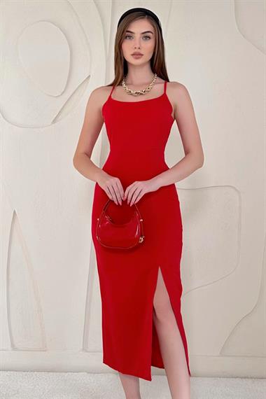 Sırt Dekolteli Elbise