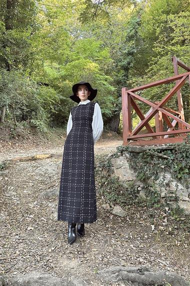 Siyah Tüvit Jile Elbise