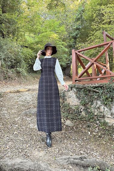 Siyah Tüvit Jile Elbise