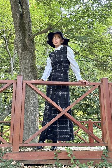 Siyah Tüvit Jile Elbise