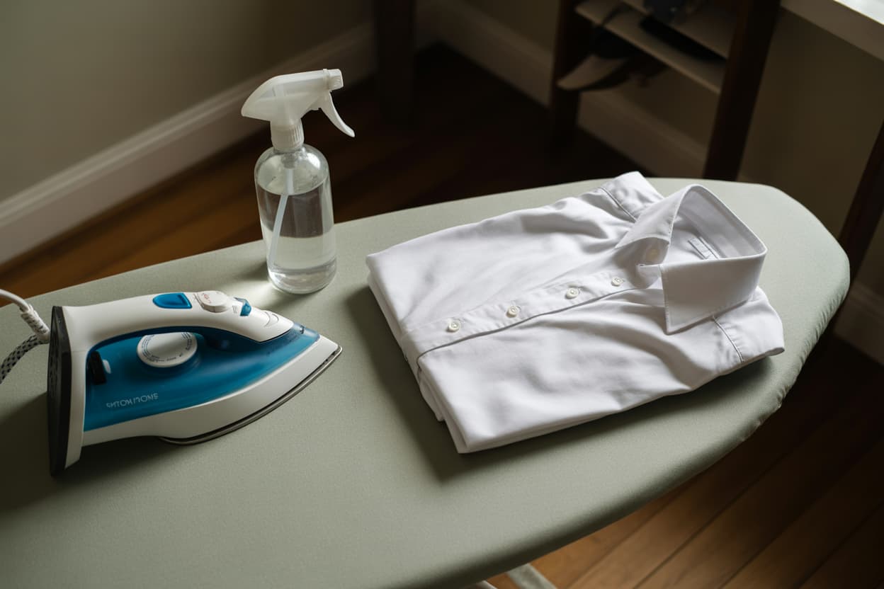Gömlek Ütülemeye Hazırlık: Malzemeleri ve Ortamı Doğru Ayarlayın