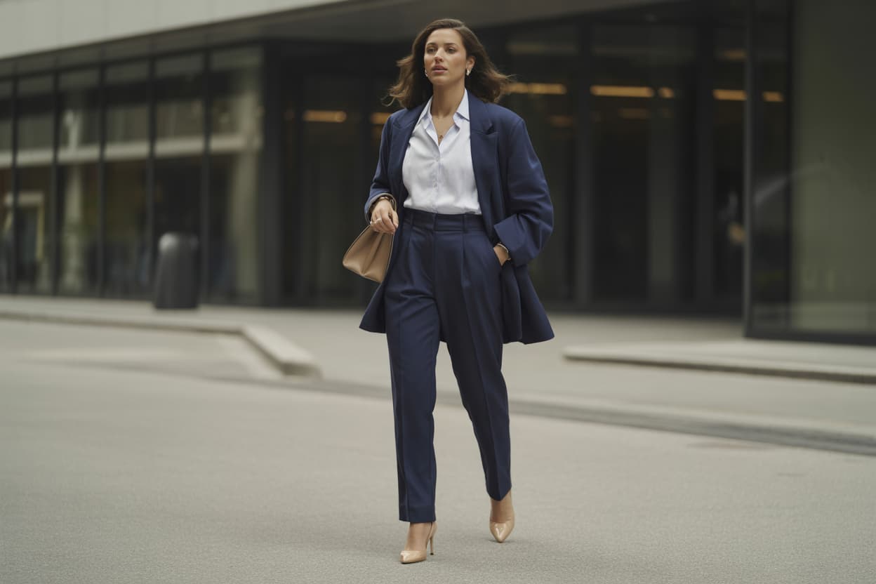 Neden Lacivert Kumaş Pantolon