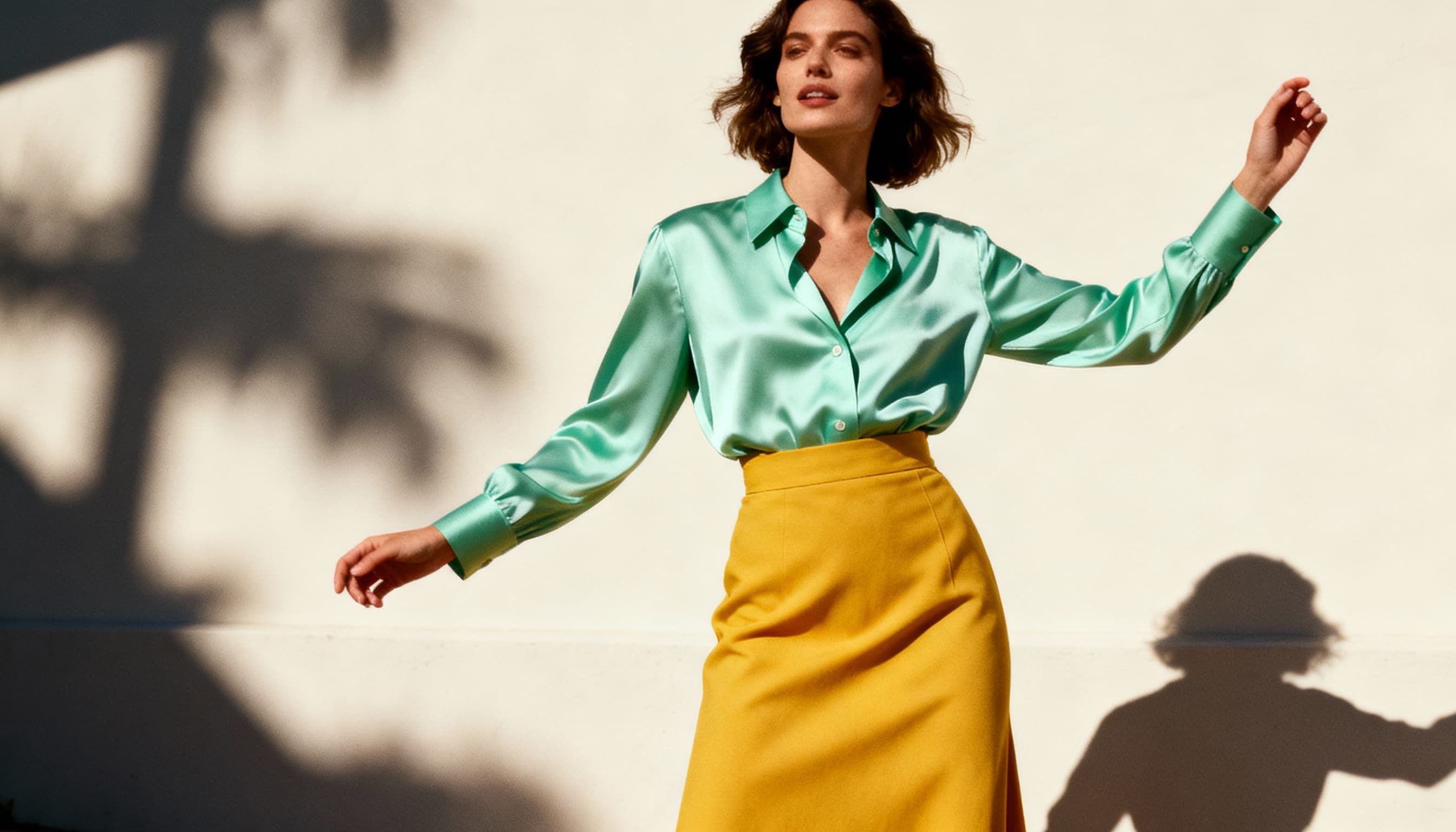 mint yeşili kombin kadın