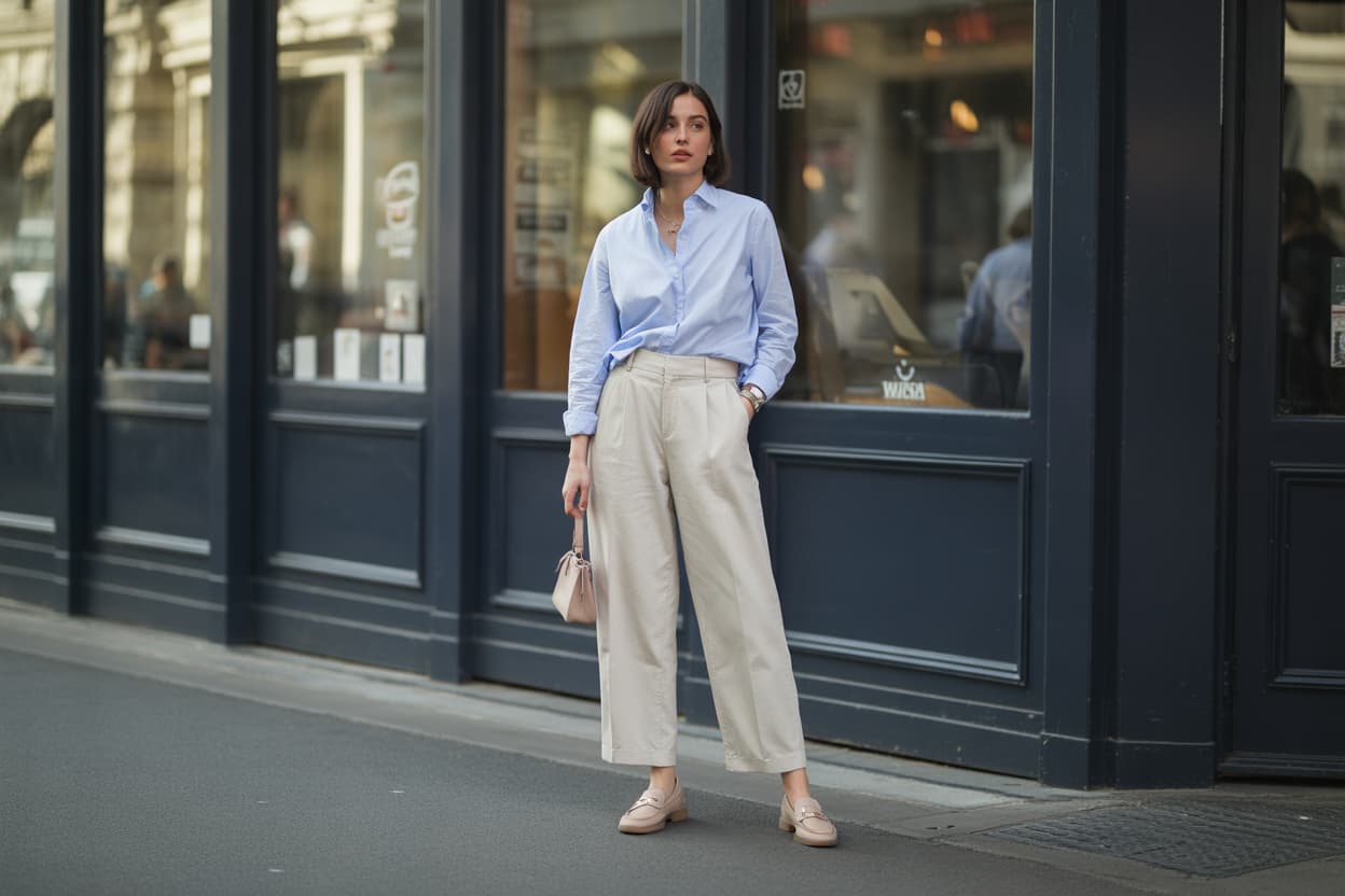 Salaş Beyaz Gömlek Kombinleri Minimalizmin Anahtarı