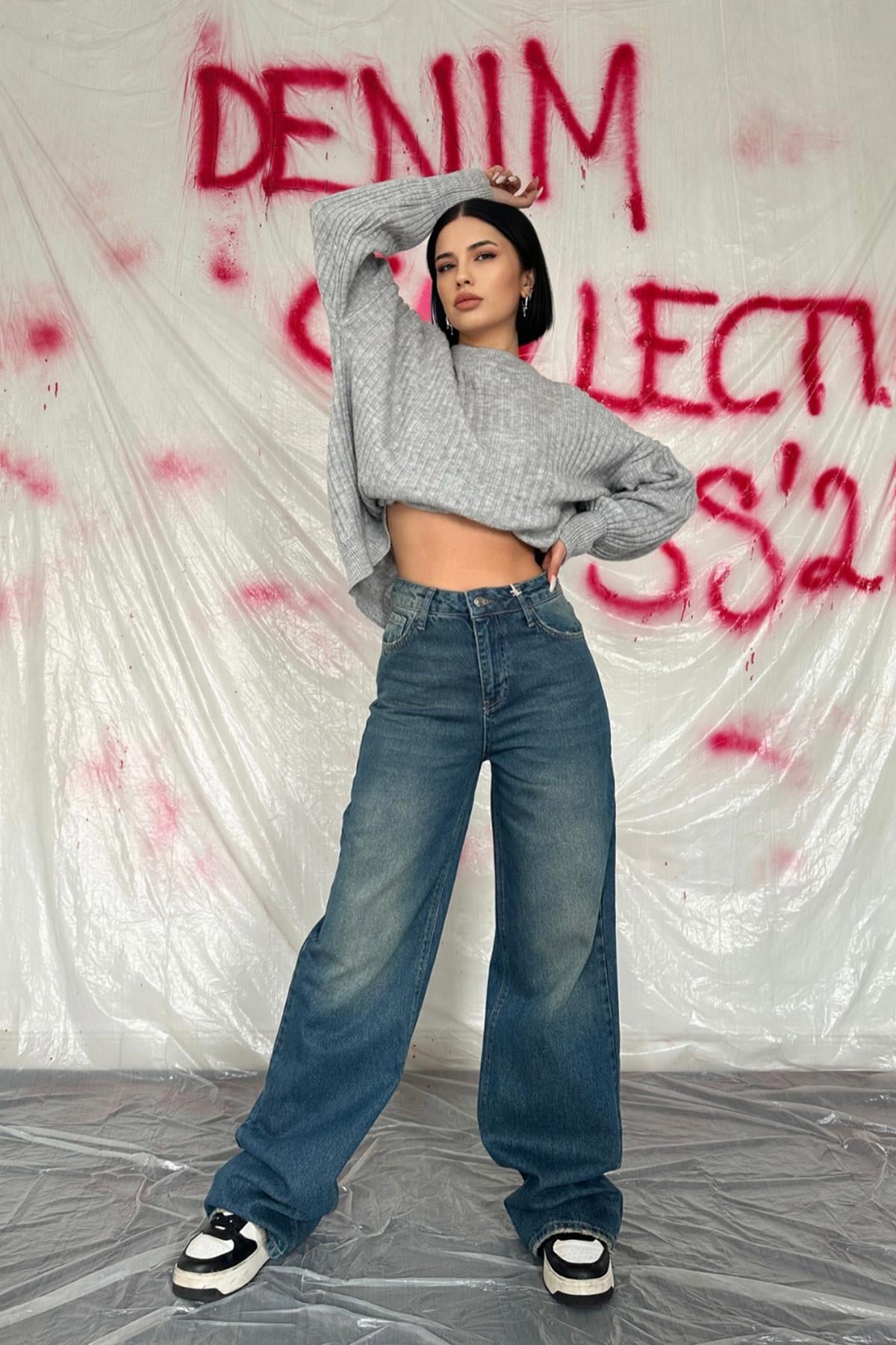 Comfy Jeans Pantolon - Lacivert