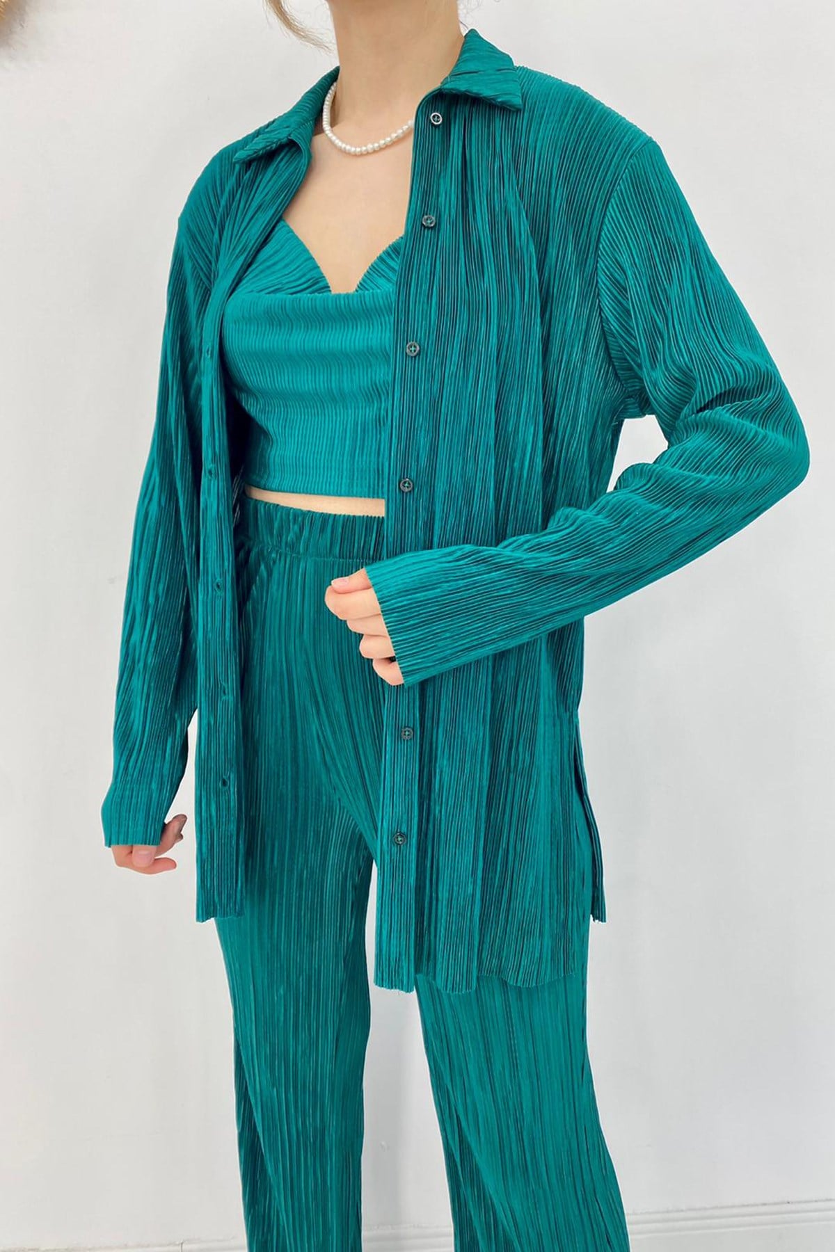 ELBEE Fitilli Takım - Yeşil