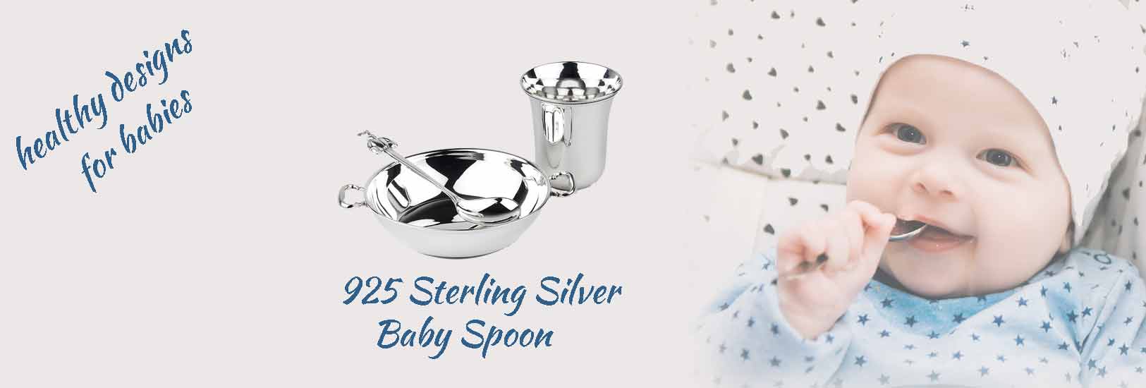 gümüş mama kaşığı