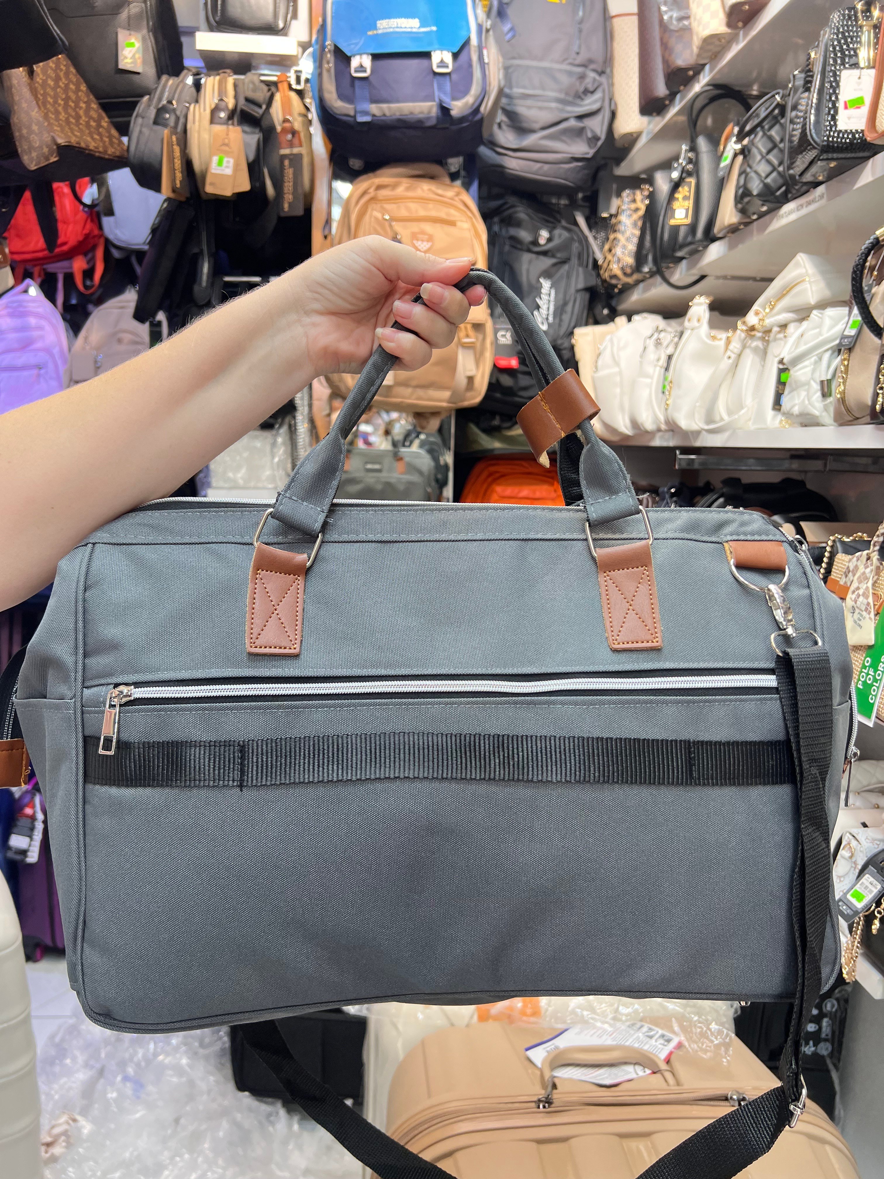  gri büyük çanta  anne bebek veya seyahat için Çantası  en 55cm boy 35cm derinlik 24