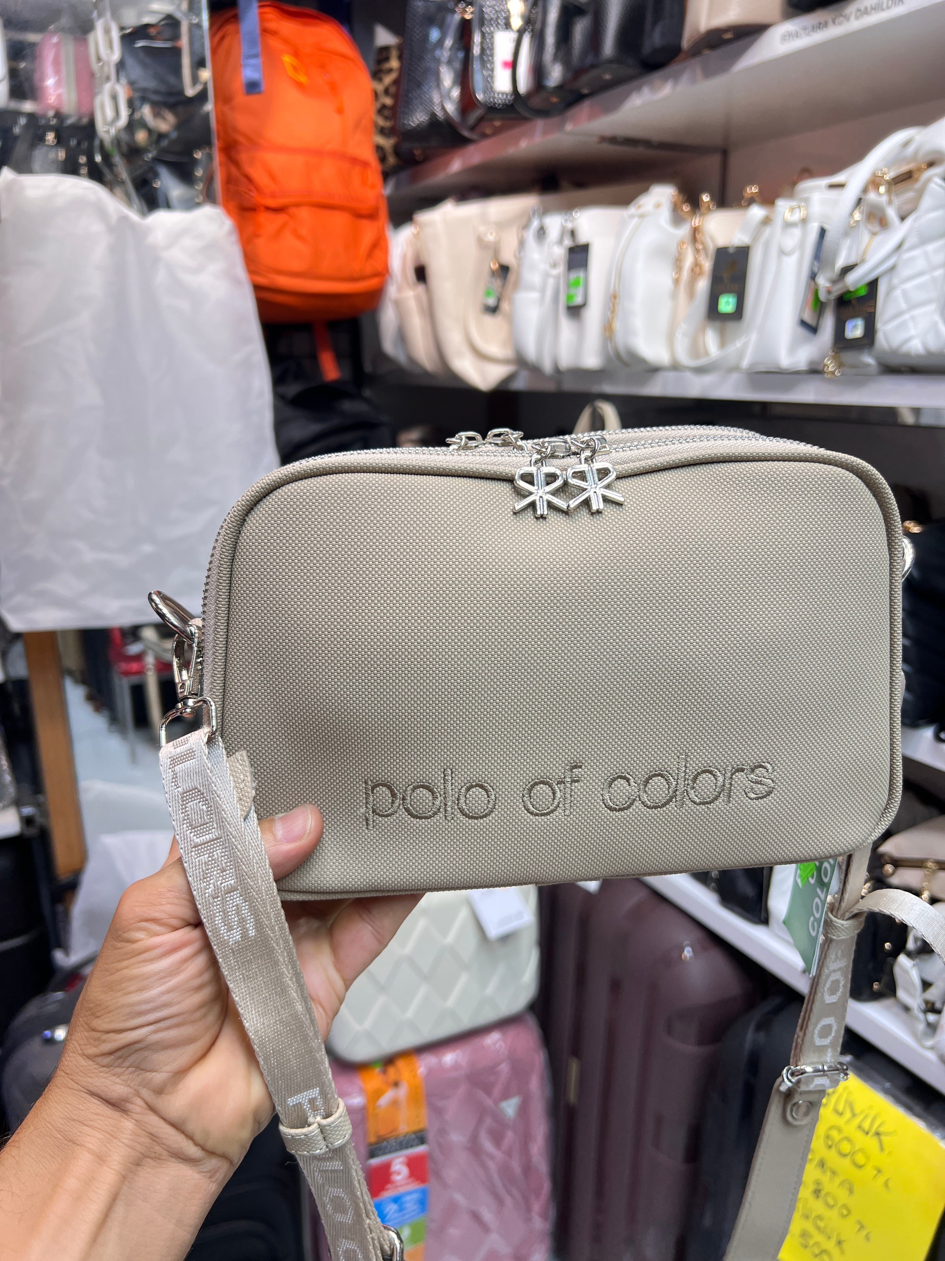  Kadın postacı çanta  25cm17 çok gözlü  İm Polo