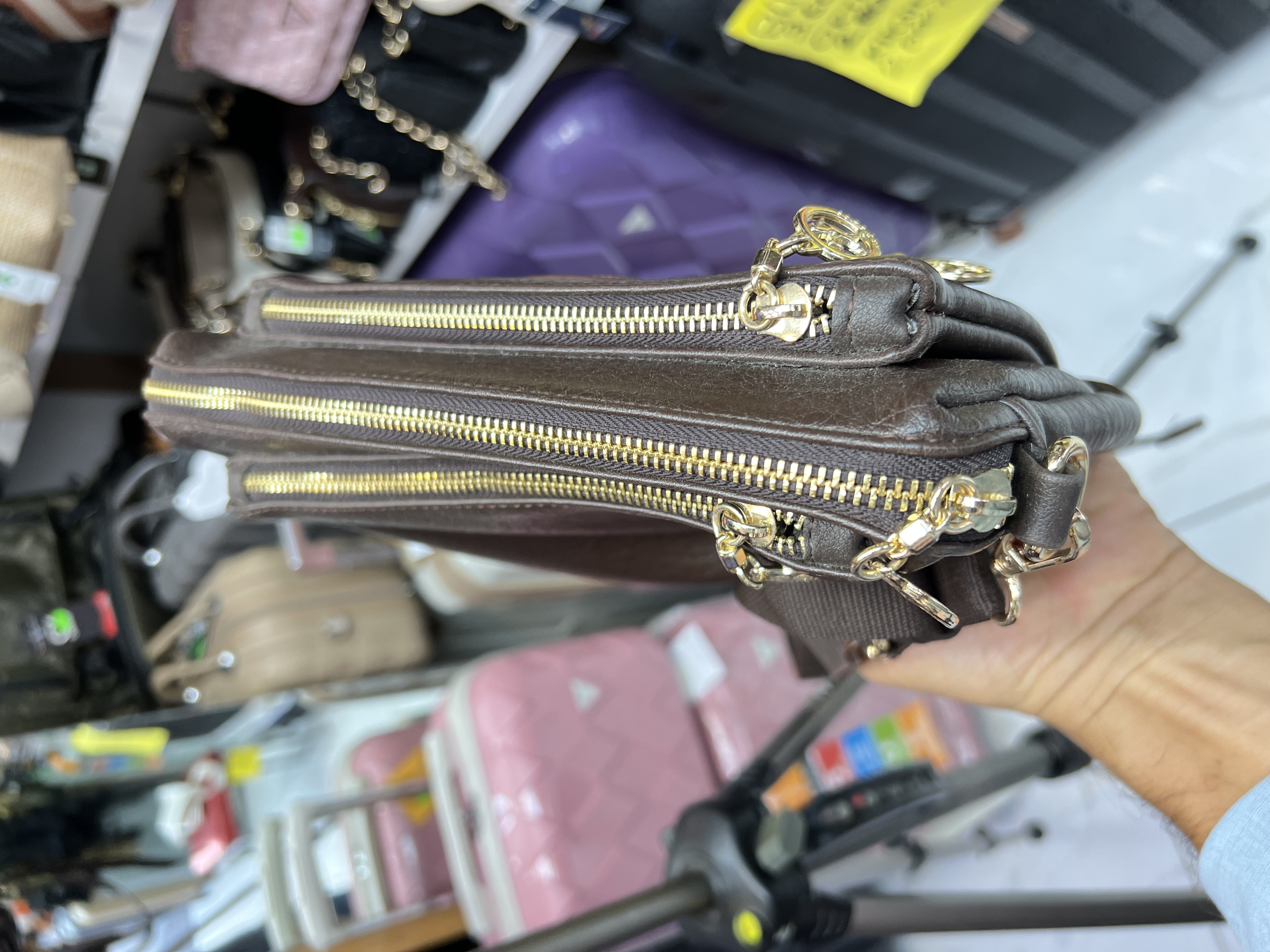  kahve Çok gözlü Nas Bags postacı çanta ebat 30cm33