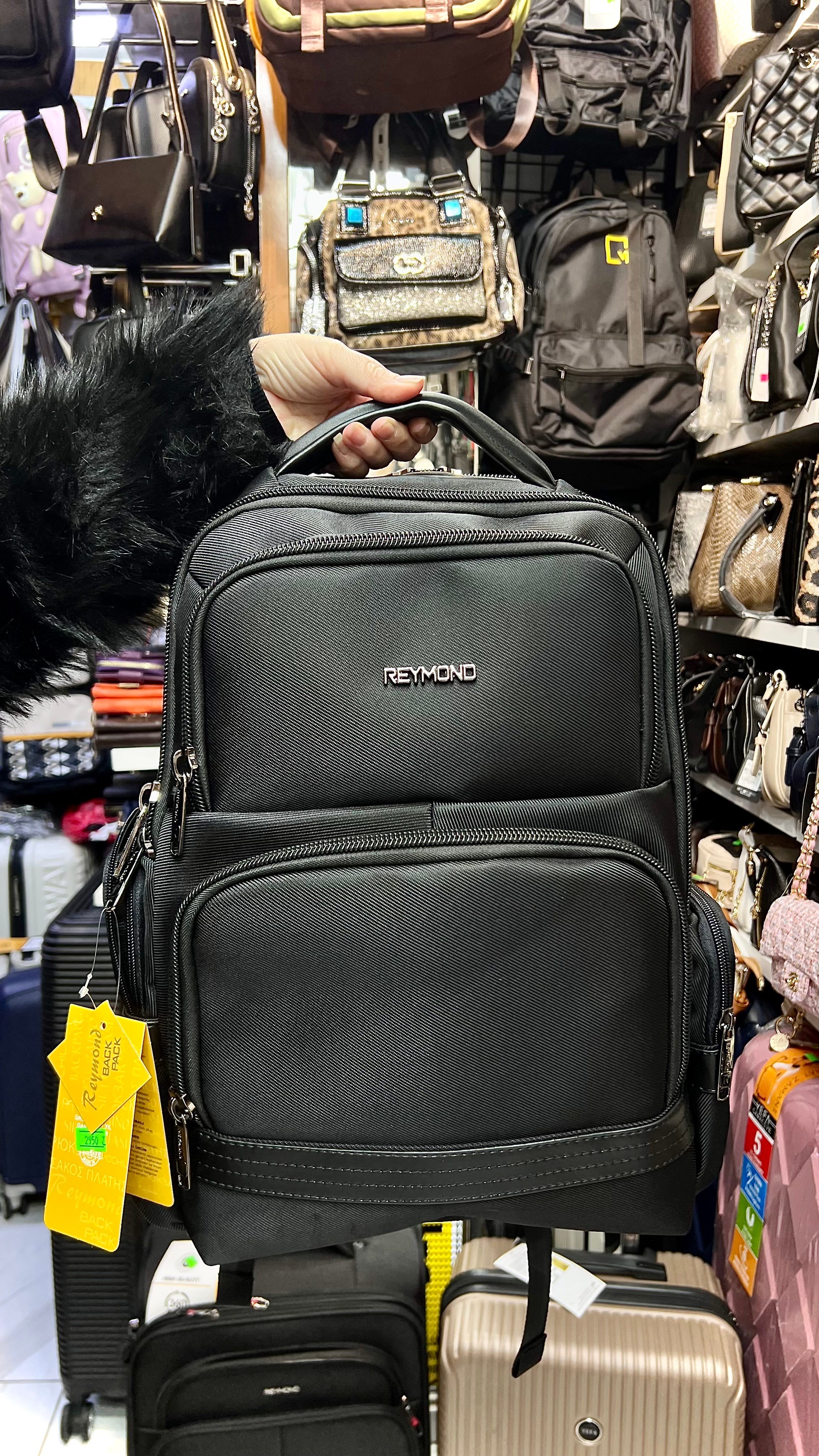  REYMOND Siyah Model 2011 Seyahat ve laptop  Sırt Çantası  uçak koltuk altı ebat 44cm32cm18