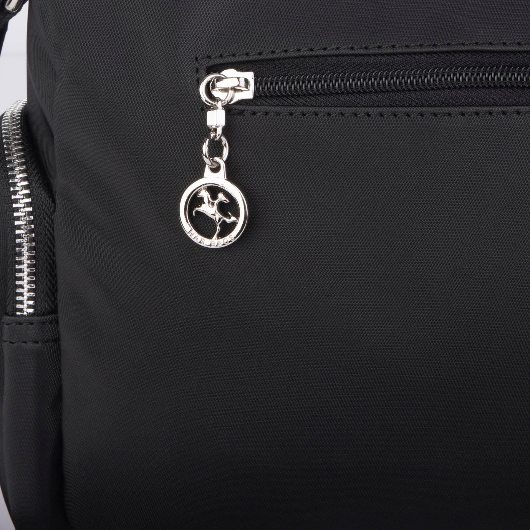 1227Nas Bag Kadın Çapraz Çok Gözlü Günlük Çanta Siyah Buzzy