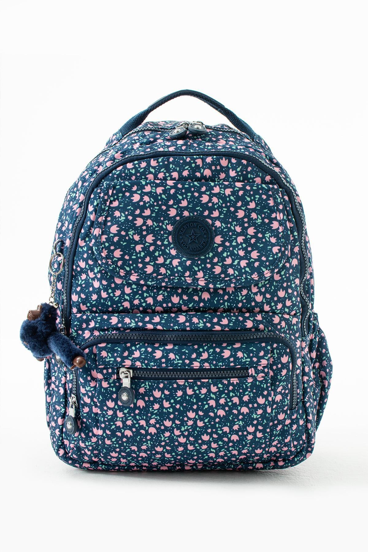 8866 Kenyon Cox Orta Boy Okul Ve Günlük Krinkıl Kumaş Sırt Çantası 40X30CmDerinlik 15 Cm