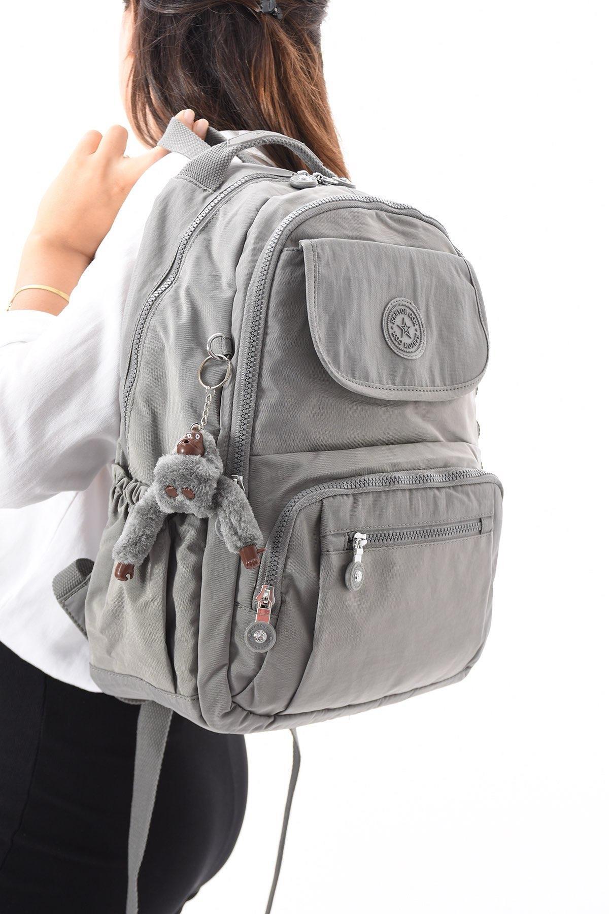 8866 Kenyon Cox Orta Boy Okul Ve Günlük Krinkıl Kumaş Sırt Çantası 40X30CmDerinlik 15 Cm