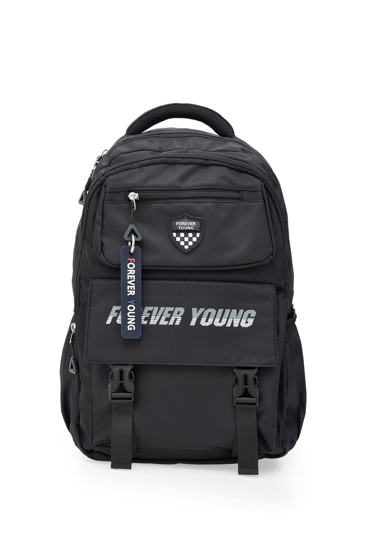 Büyük boy okul çantası forever young okul çantası unisex modem 