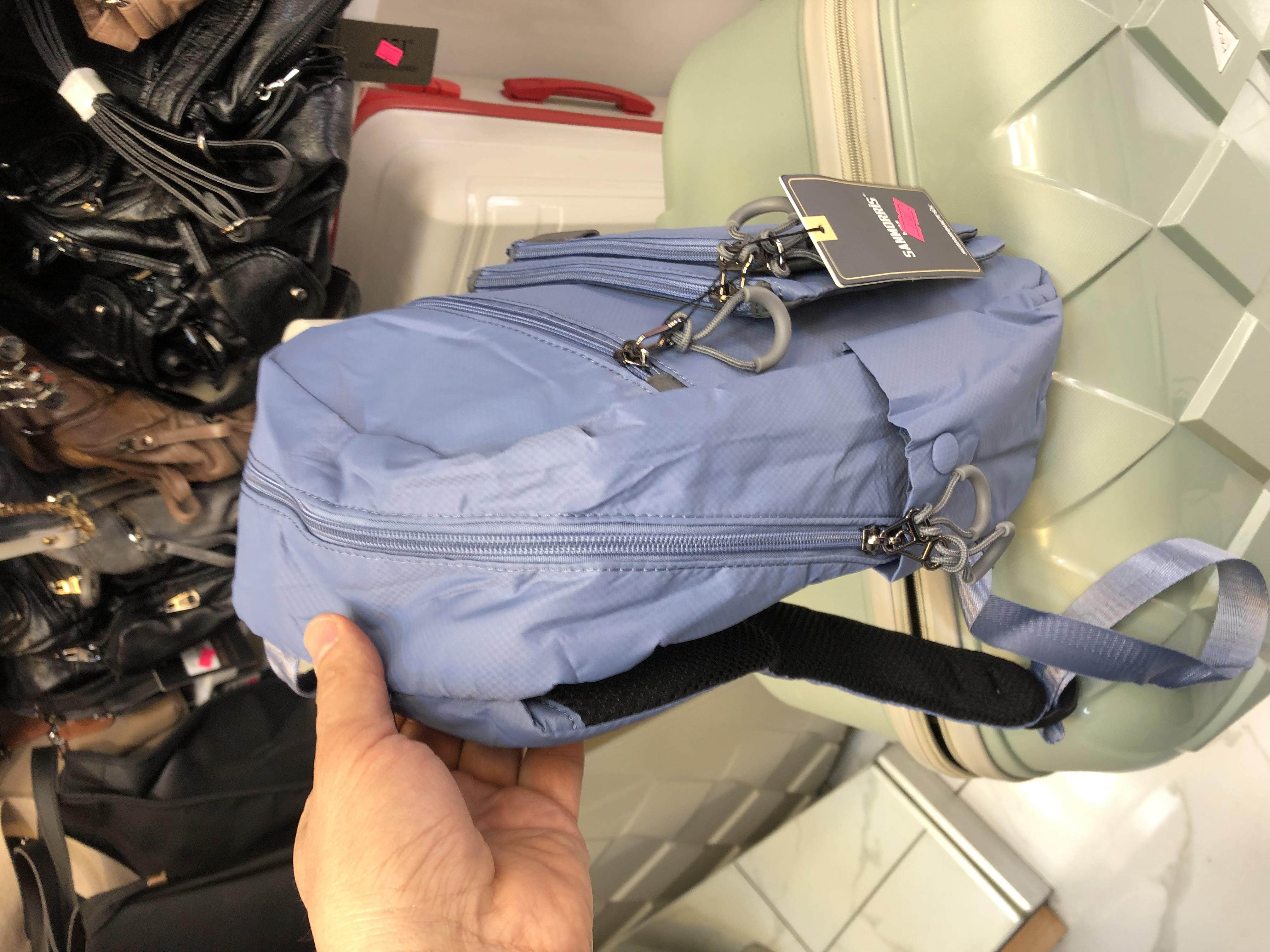 mavi Çok hafif kadın orta boy sırt çantası Sanmorris ebat 36cm26