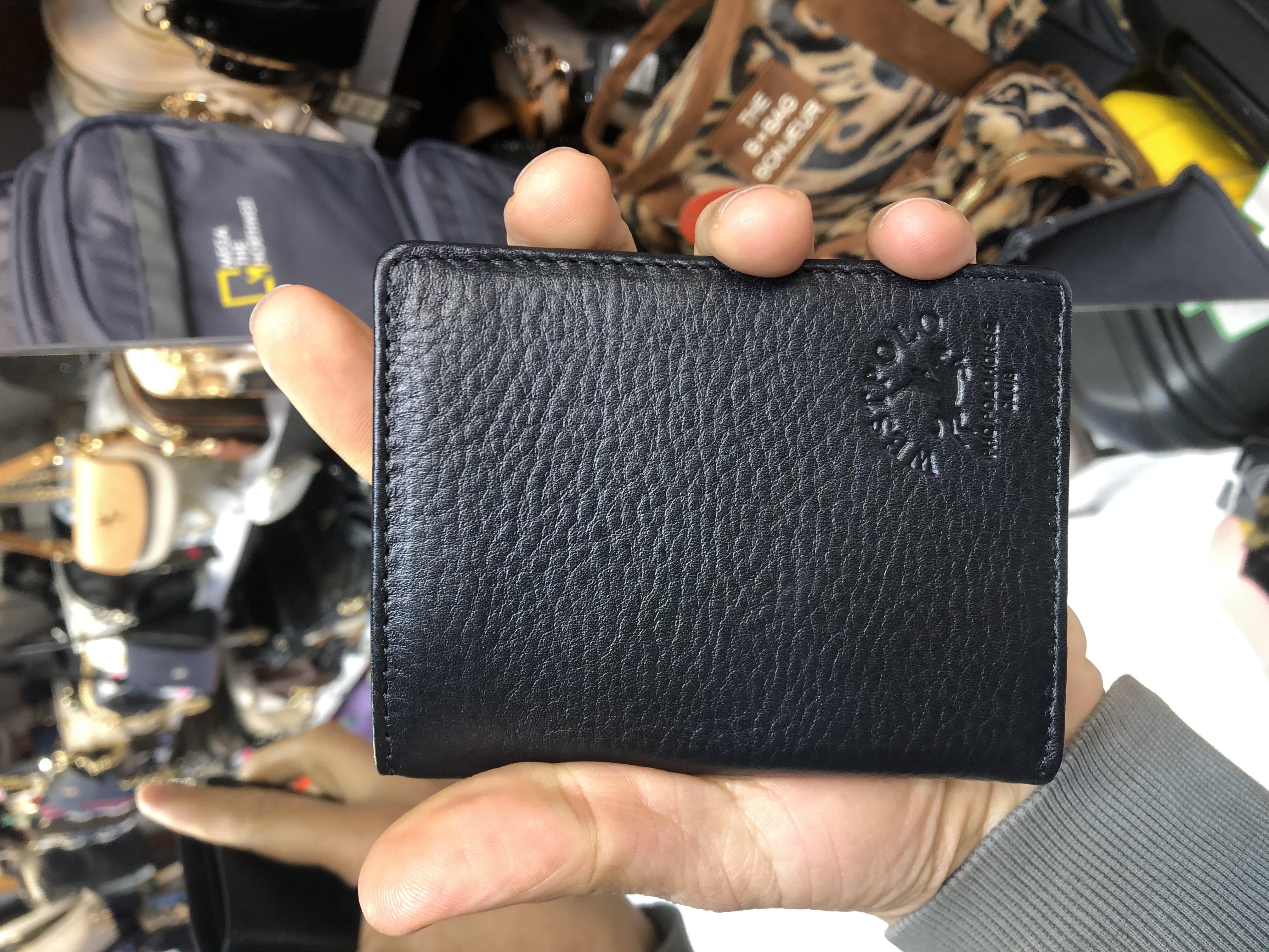 Hakiki deri erkek cüzdanı  