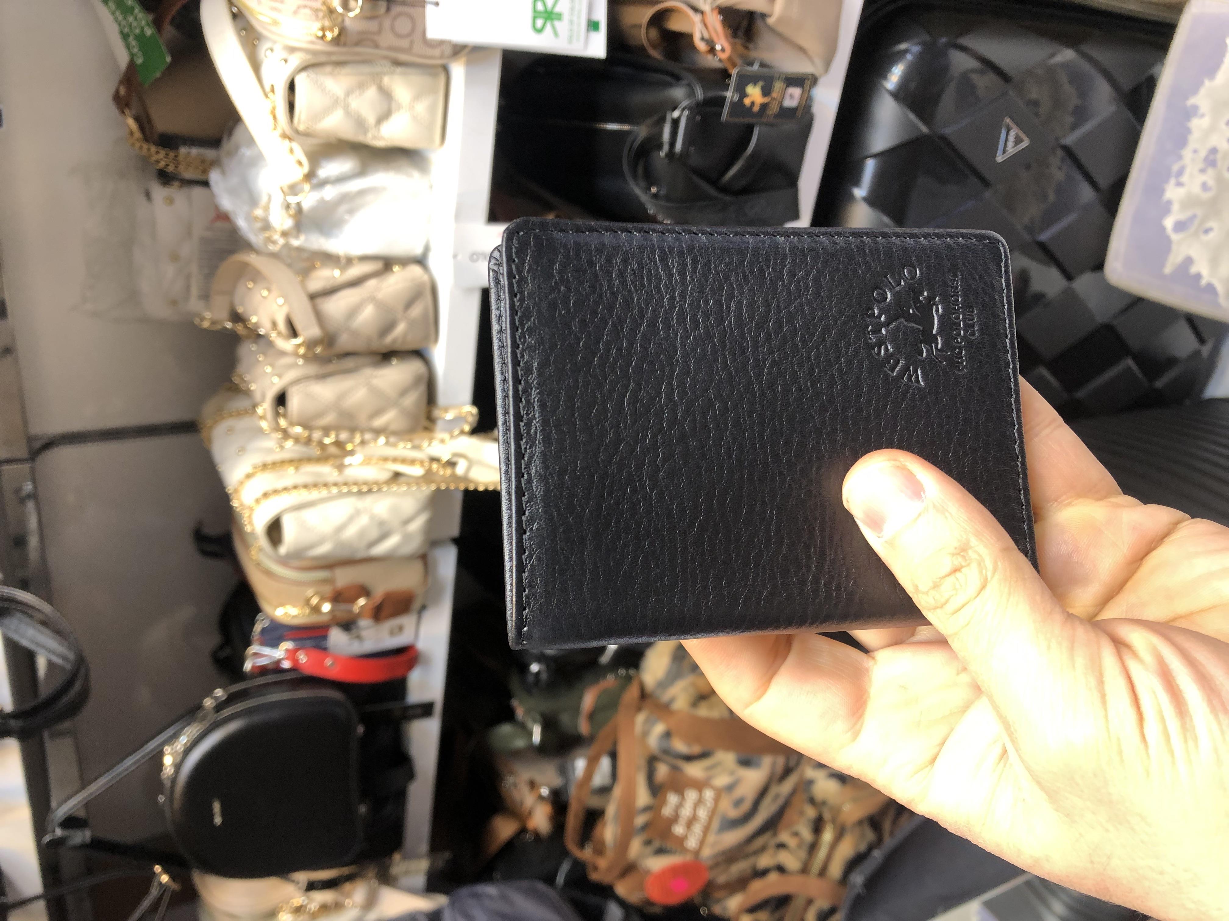 Hakiki deri erkek cüzdanı  