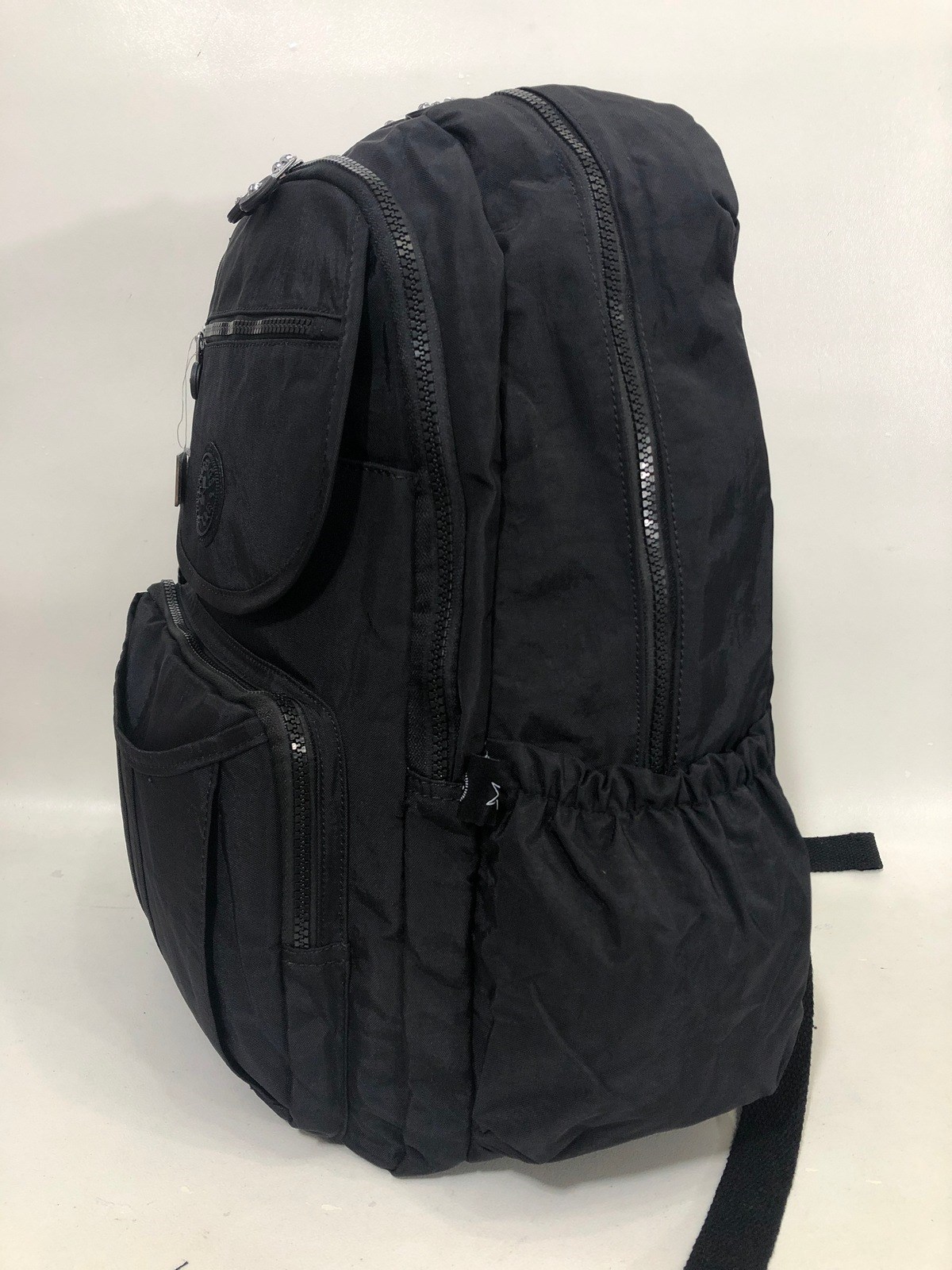 Kadın sırt çantası ve okul çantası krinkıl kumaş ebat 45cm35cm siyah