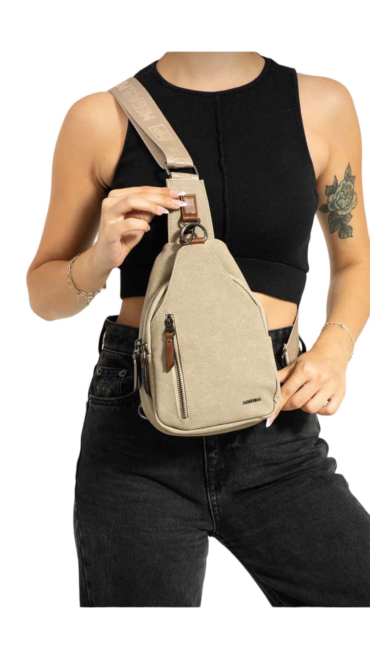 Kanvas deri bady bags çanta ebat 27cm17
