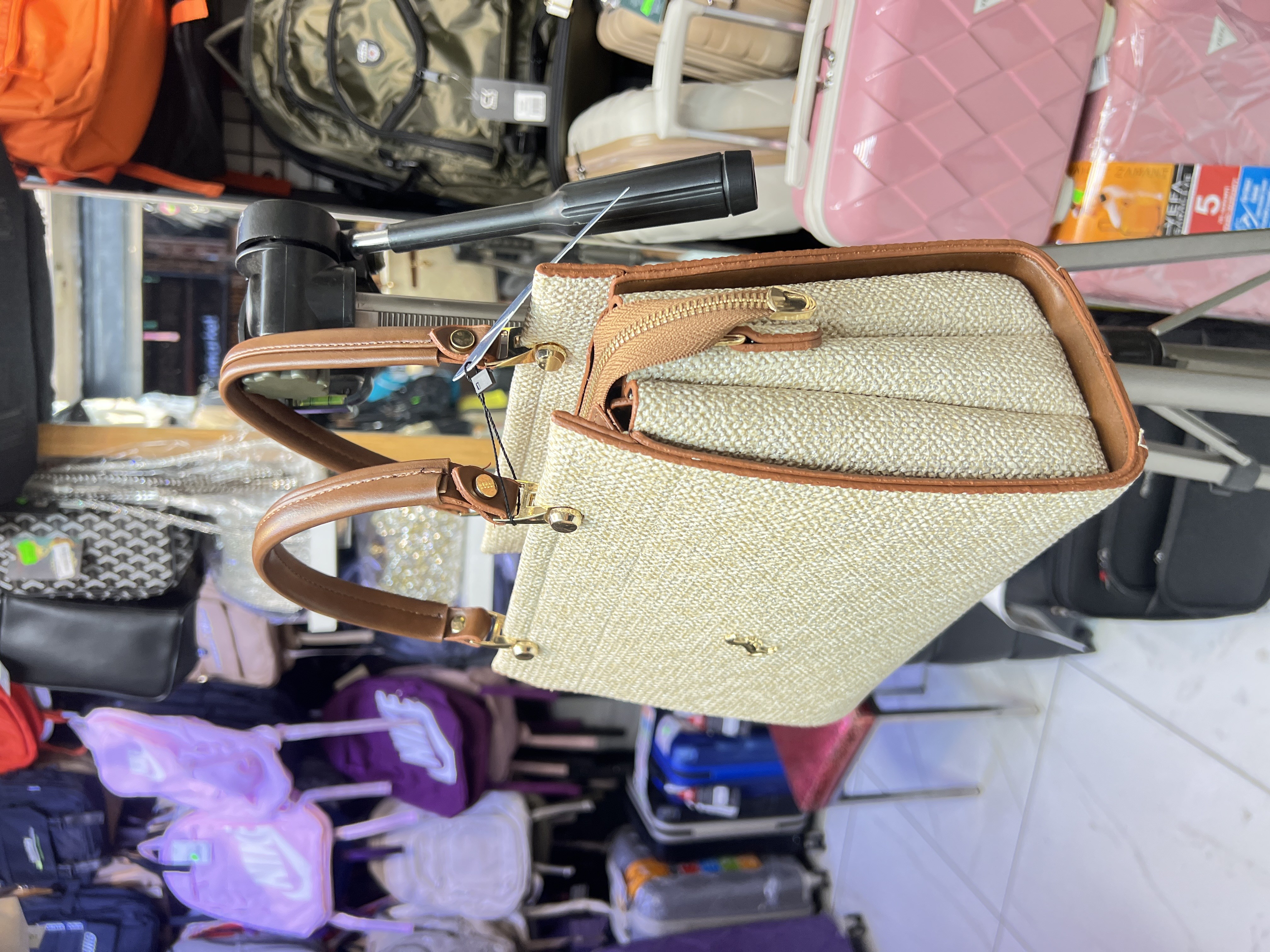 Miami Polo  çanta  1357 hasır çanat  sade içi. Gözlü kadın omuz çantası  28cm24