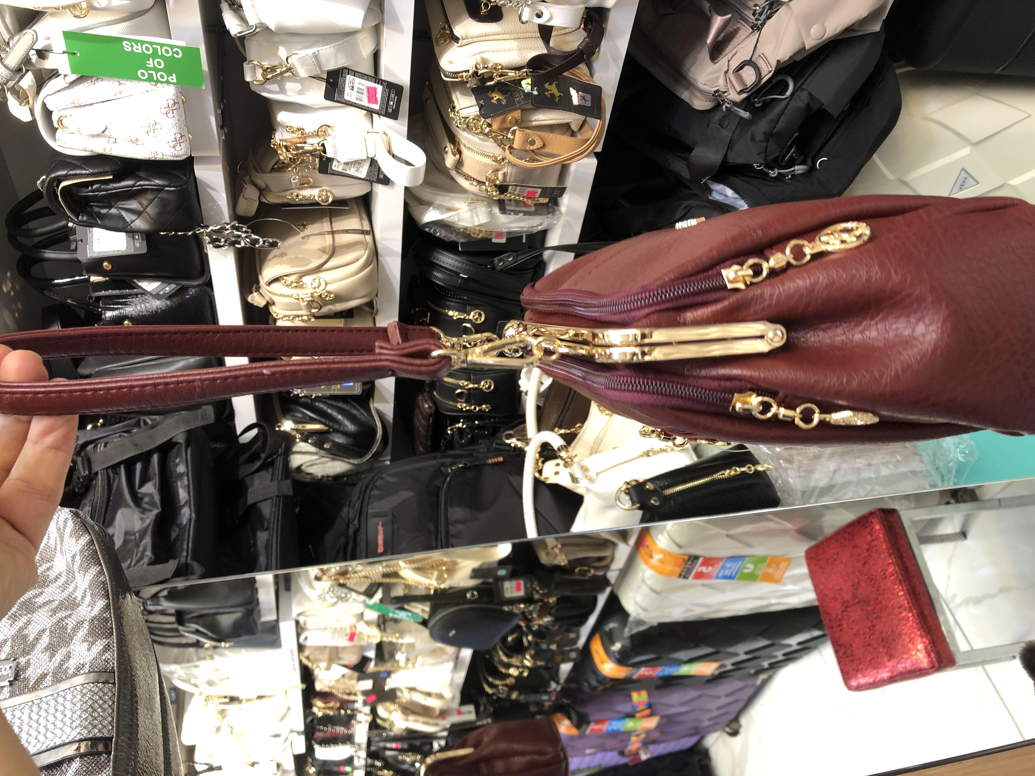 Nas Bag Burslu Klipsli Vintage Omuz ve Çapraz Çanta (23x20 cm ebatlarındadır) bordo